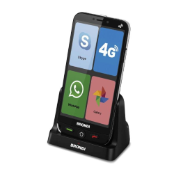 BRONDI AMICO SMARTPHONE SENIOR DUAL SIM 4G QUADCORE DISPLAY 5.78" HD IPS