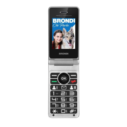 BRONDI AMICO PREZIOSO TELEFONO GSM DSP 1,77 2,8" TASTO SOS CONTROLLO REMOTO
