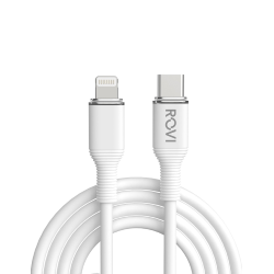 Rovi  Striped - Data and Charging Cable Type-C / Lightning (100 cm) 54000