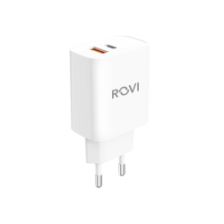 Rovi ST770 Fast Charger 20W, PD, USB and Type-C plug 54116